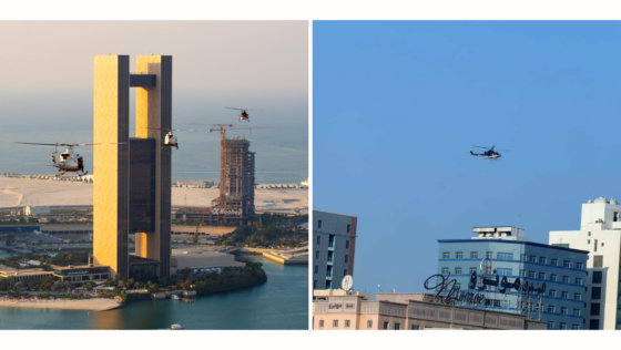 Residents Spotted a Bunch of Choppers In Bahrain Yesterday, Here’s What Was Happening